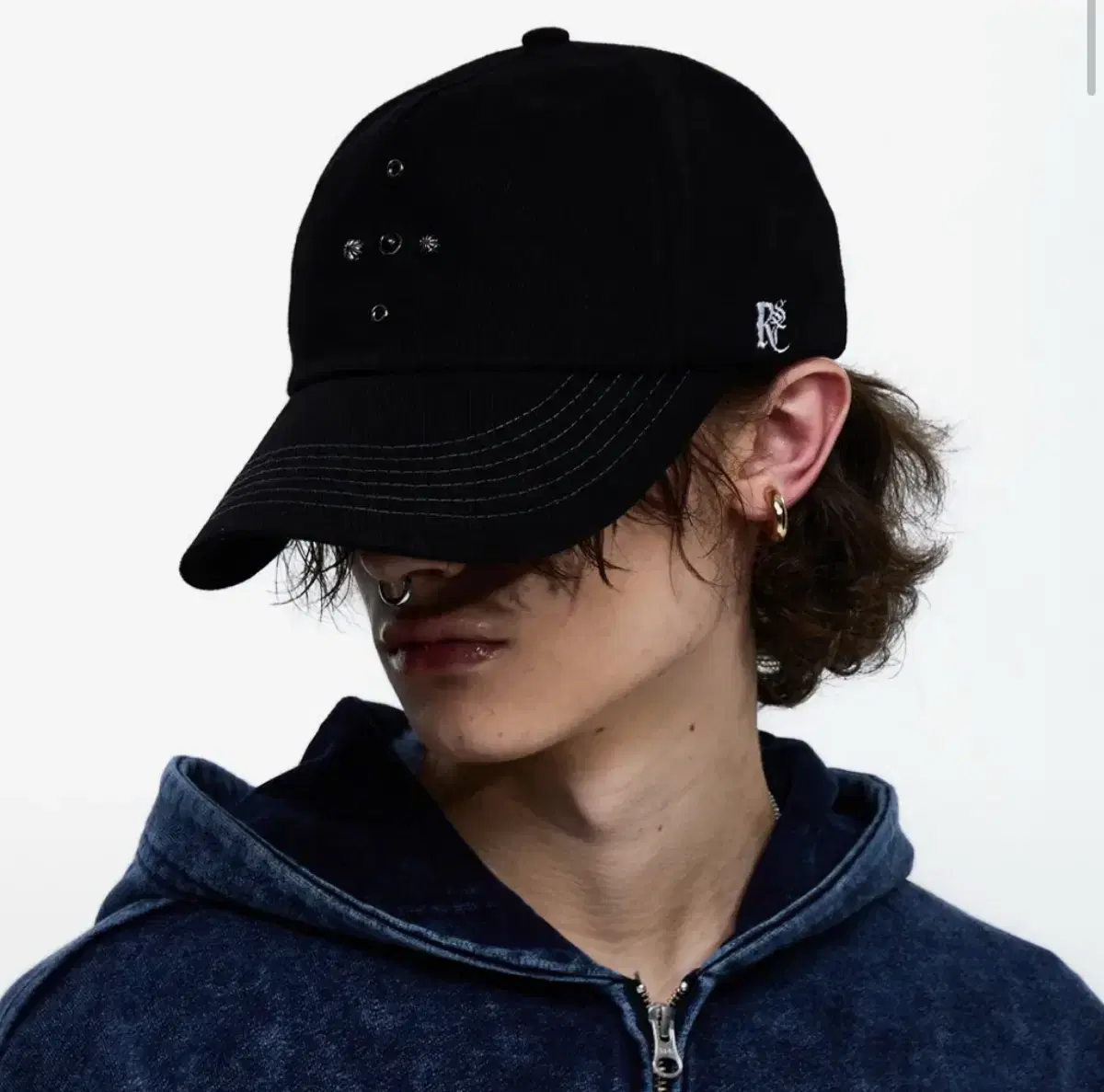 알에스에스씨 WESTERN RIVET BALL CAP - BLACK